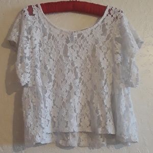 Lace crop top